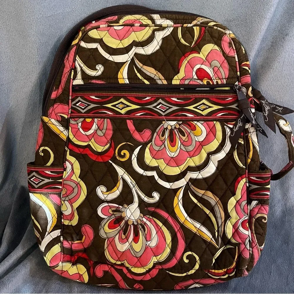 Vera Bradley Quilted Puccini Pattern Small Backpack